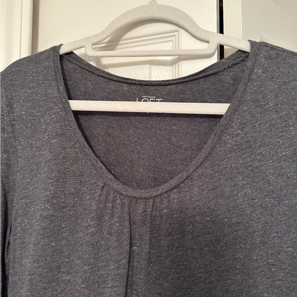 Gray LOFT Long Sleeve Tee - Picture 7 of 10